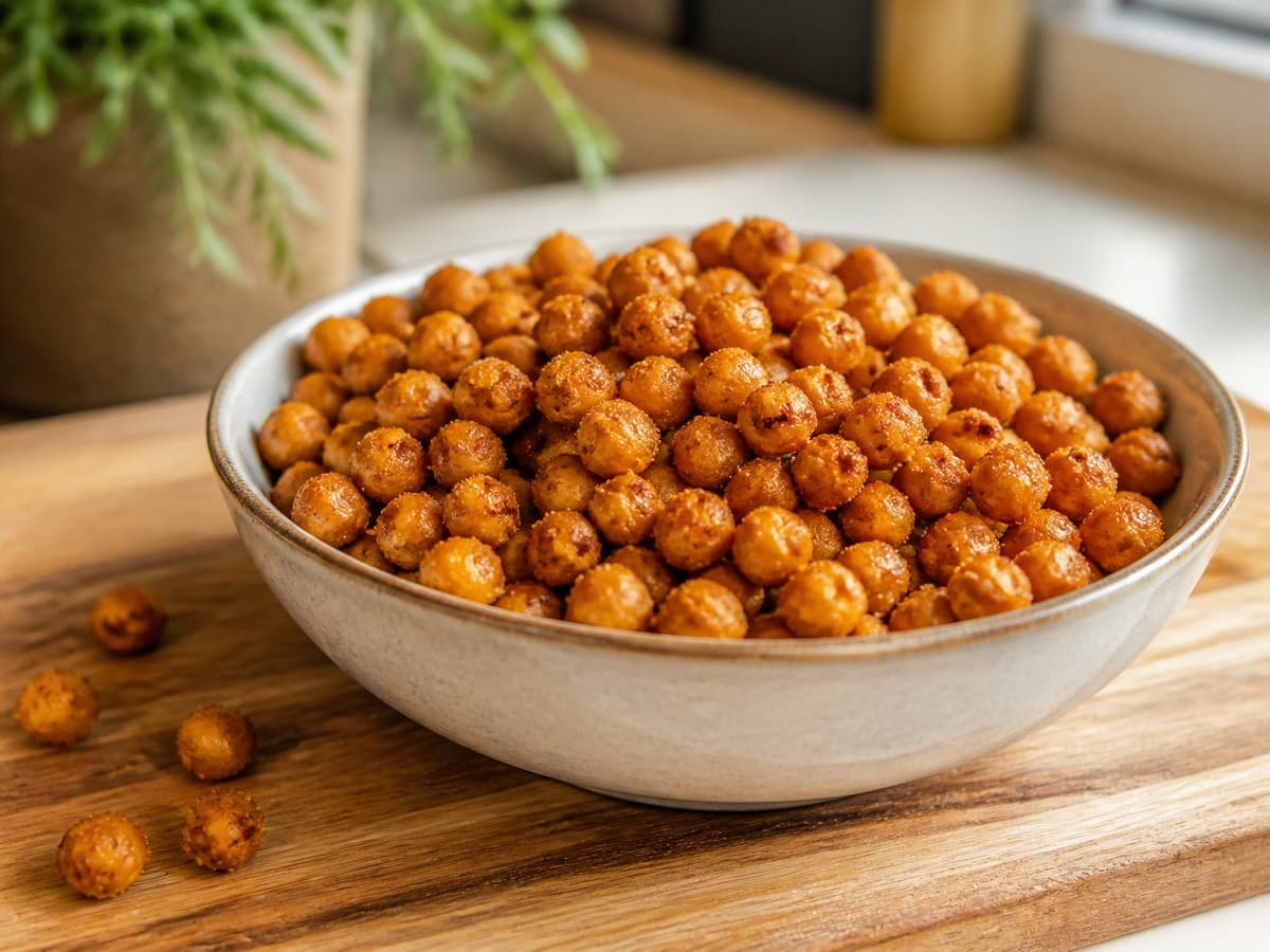 Roasted Chickpea Crunch featuring Roasted chickpeas